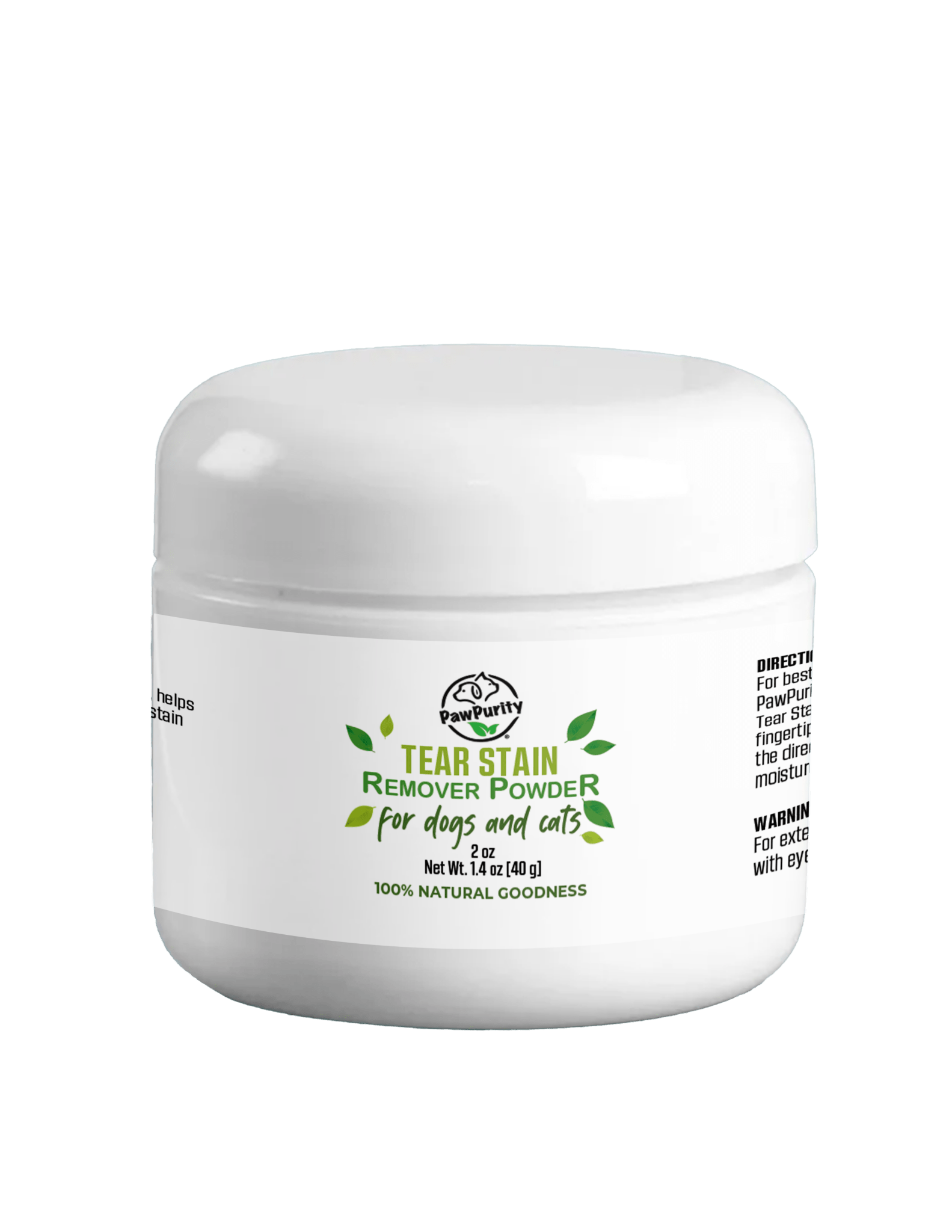 Natural Tear Stain Remover Powder for Dogs – Repels Tears