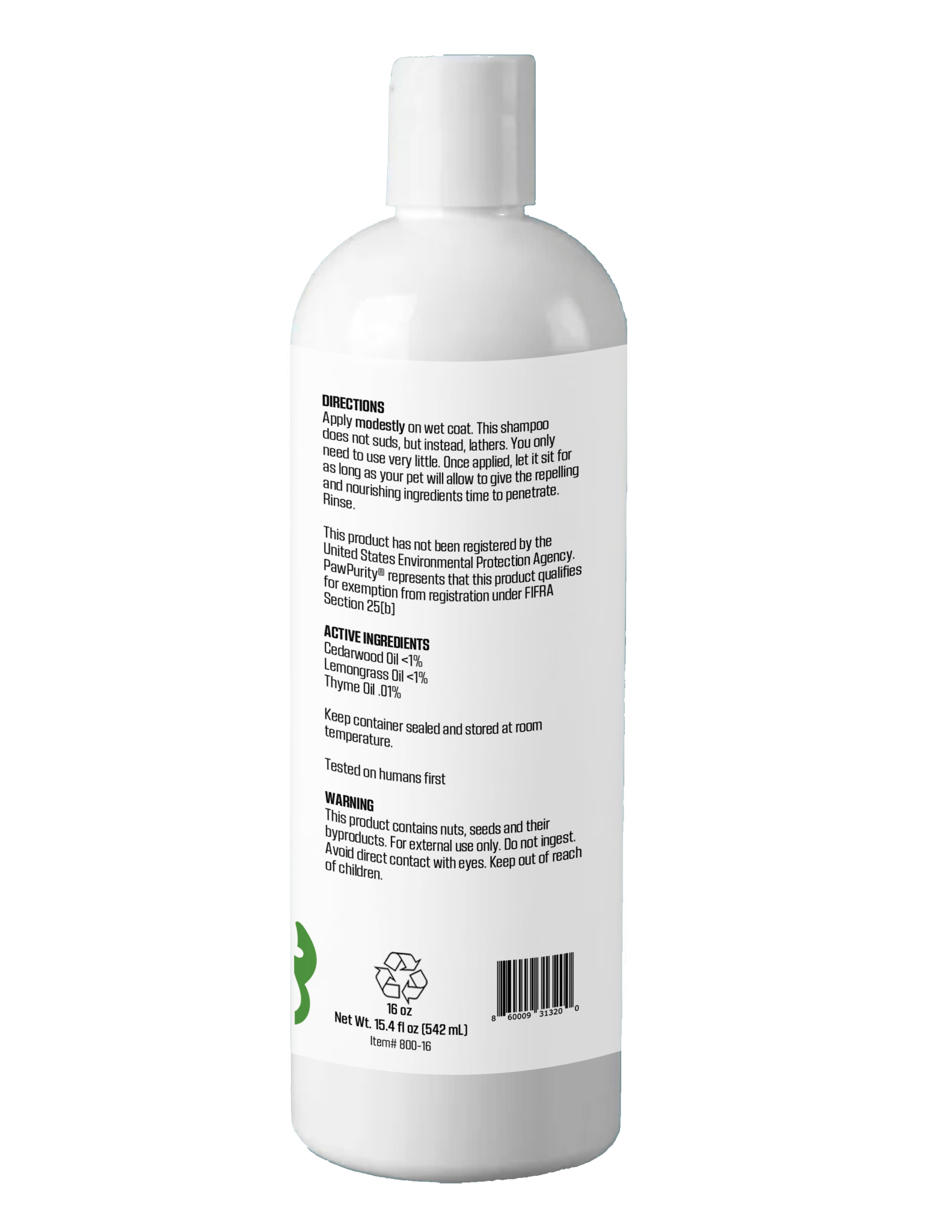 Chemical-Free Flea & Tick Dog Shampoo With 11 Repellents | PawPurity