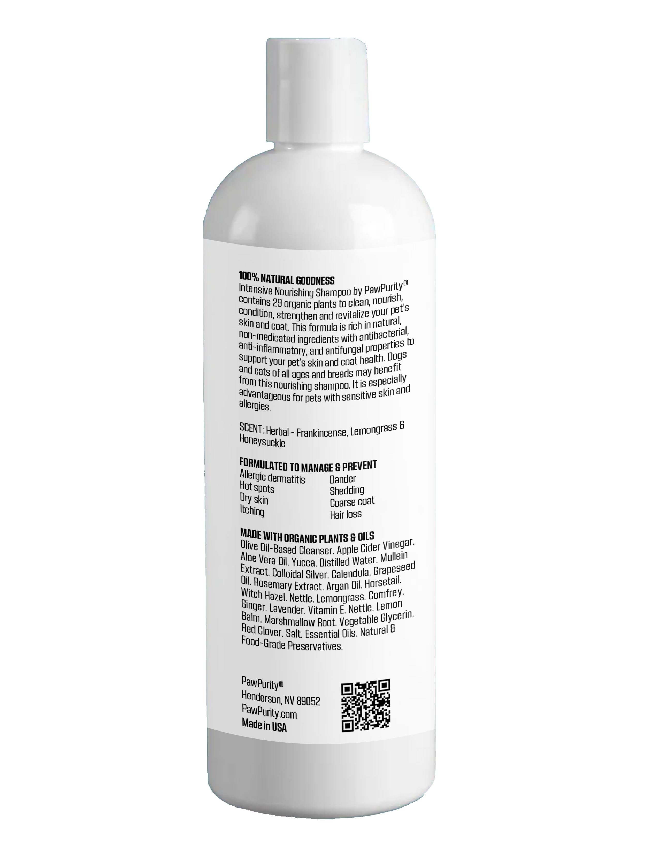 Intensive Nourishing Shampoo For Dogs & Cats