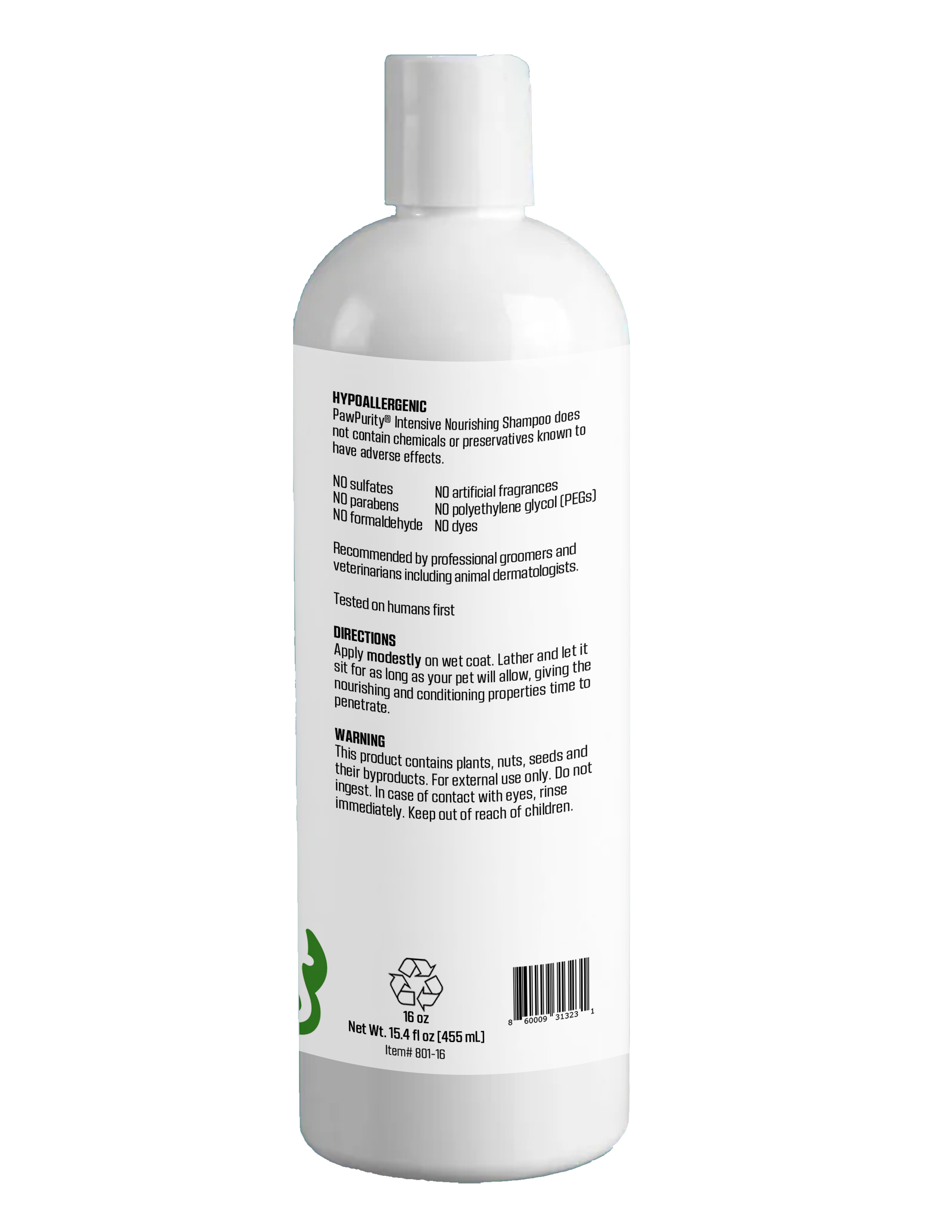 Intensive Nourishing Shampoo For Dogs & Cats