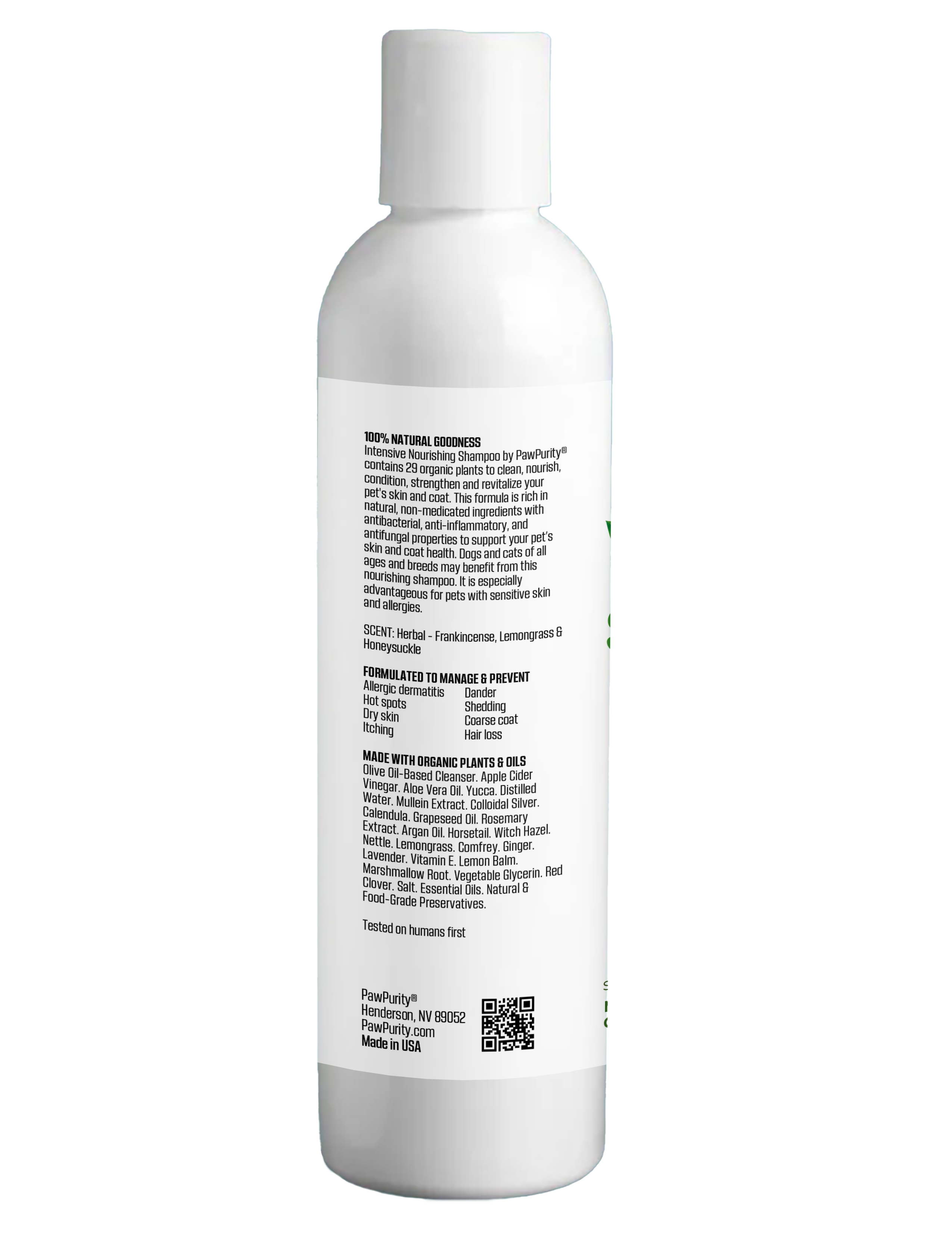 Intensive Nourishing Shampoo For Dogs & Cats