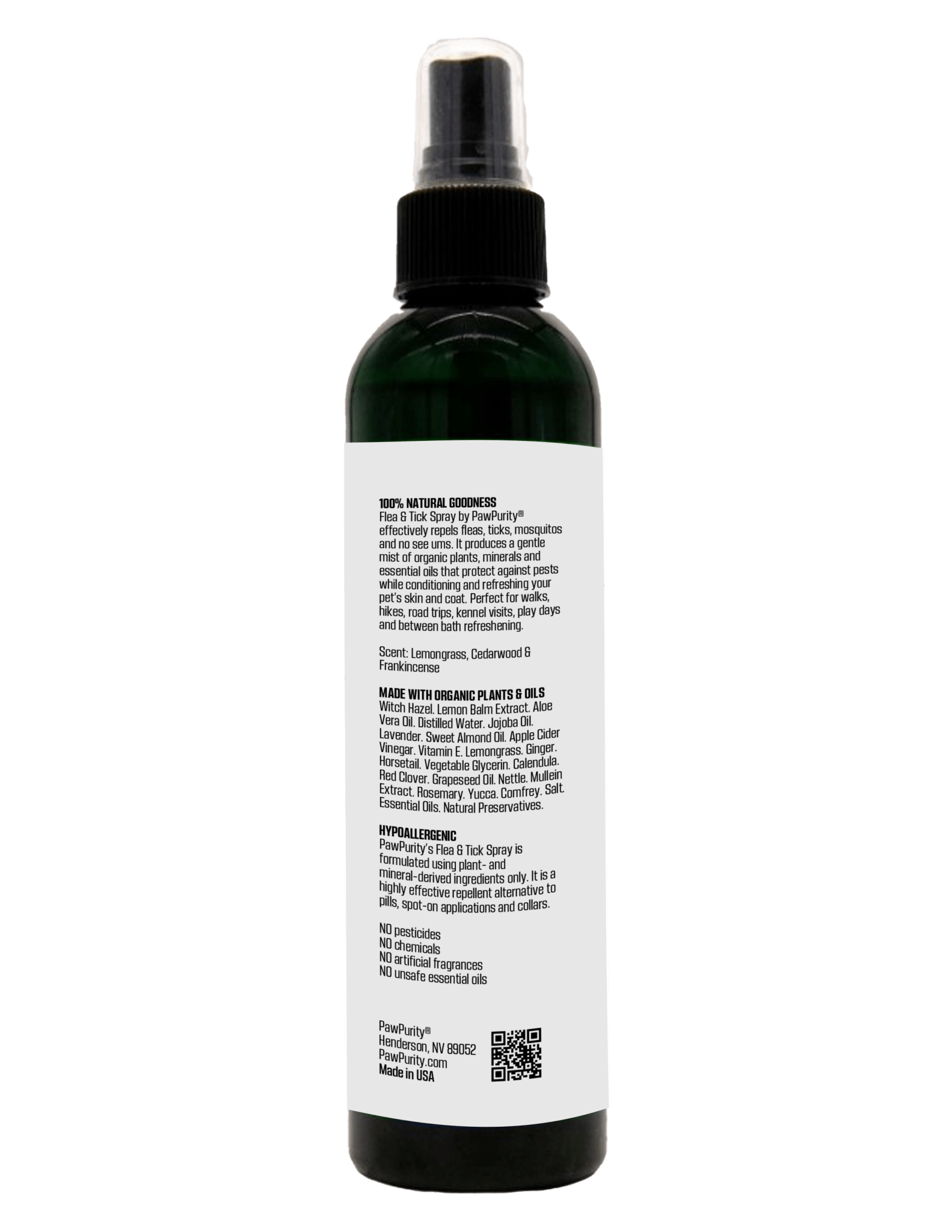 Natural Flea & Tick Spray for Dogs - Chemical-Free Protection
