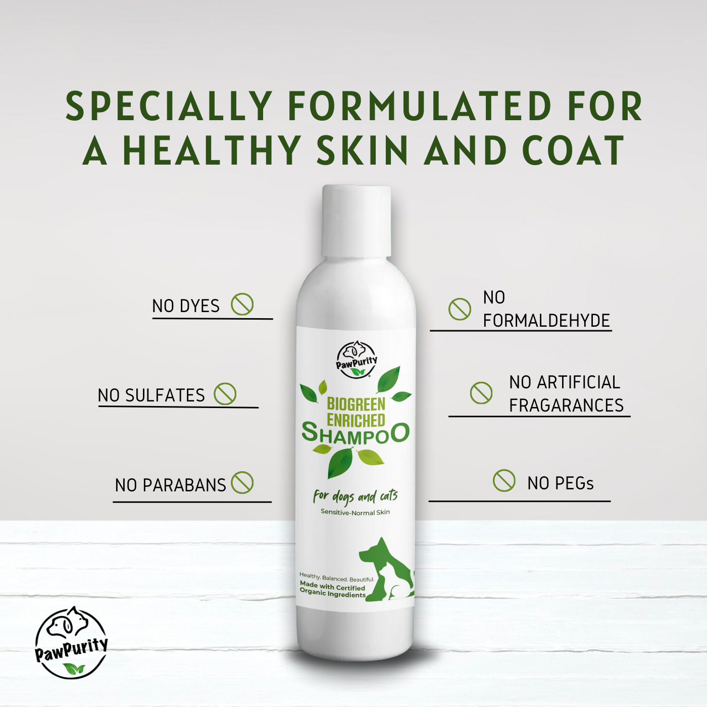 Biogreen Enriched Shampoo For Dogs & Cats