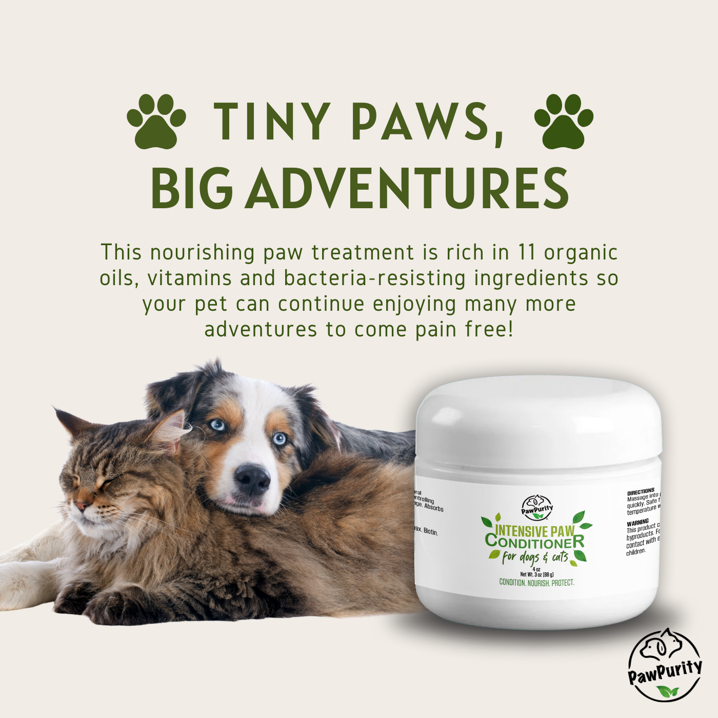 Intensive Paw Conditioner For Dogs & Cats