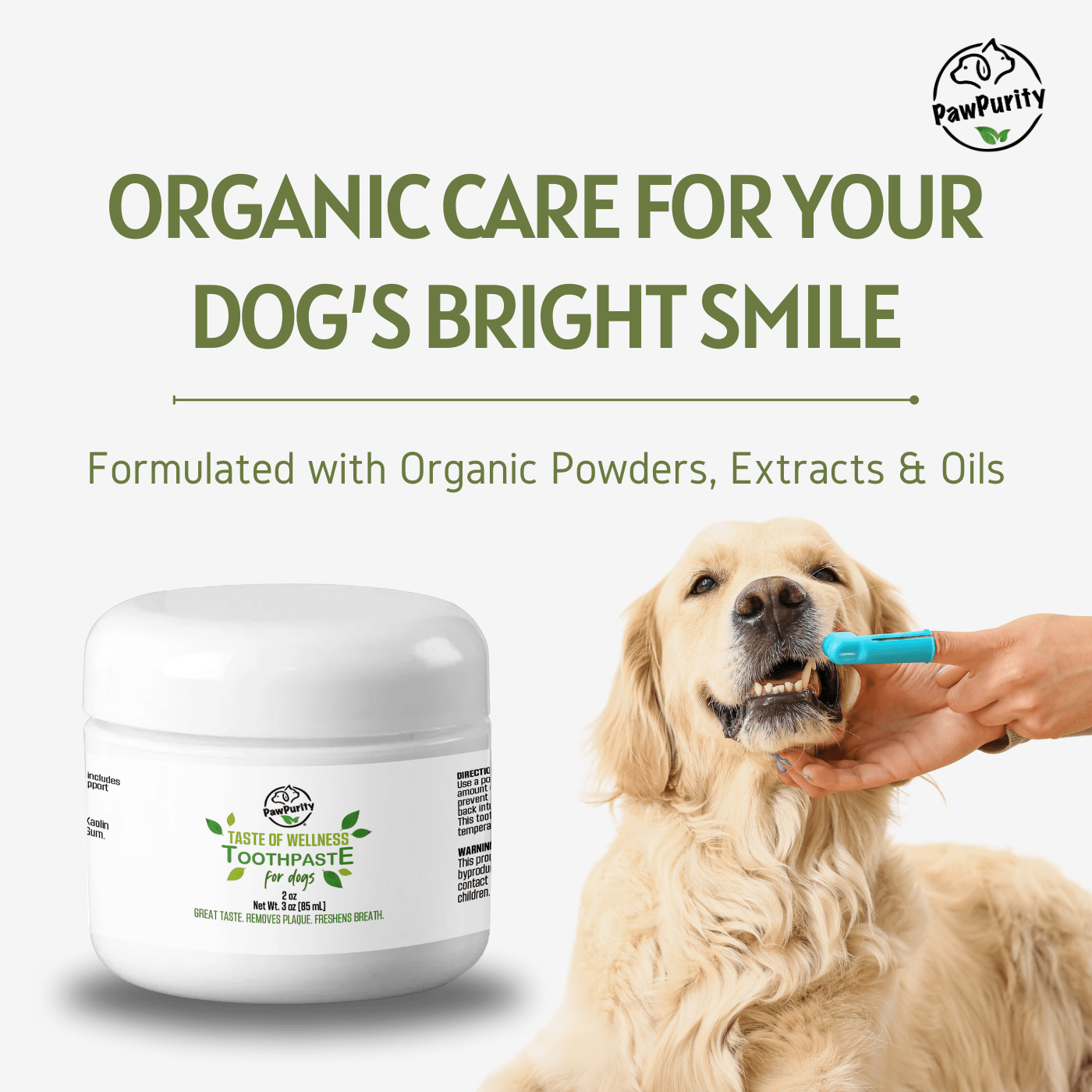 Best Organic Dog Toothpaste Dogs Love Natural PawPurity