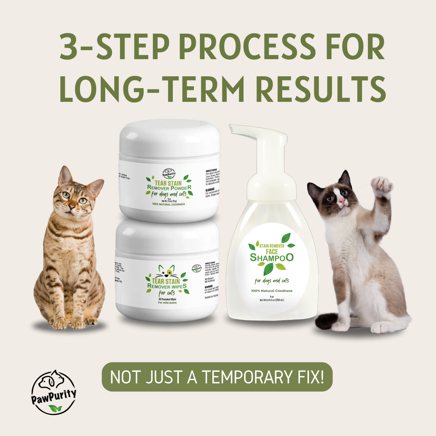 Tear Stain Remover Deluxe Bundle for Cats