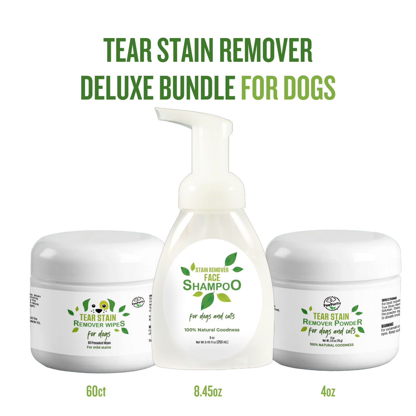 Tear Stain Remover Deluxe Bundle for Dogs