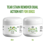 Tear Stain Remover Dual Action Kit for Dogs