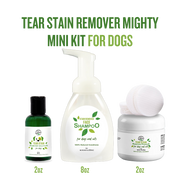 Cat Tear Stain Remover Mighty Mini Kit - Natural 3-Step Solution Fast & Gentle Results in 7 Days