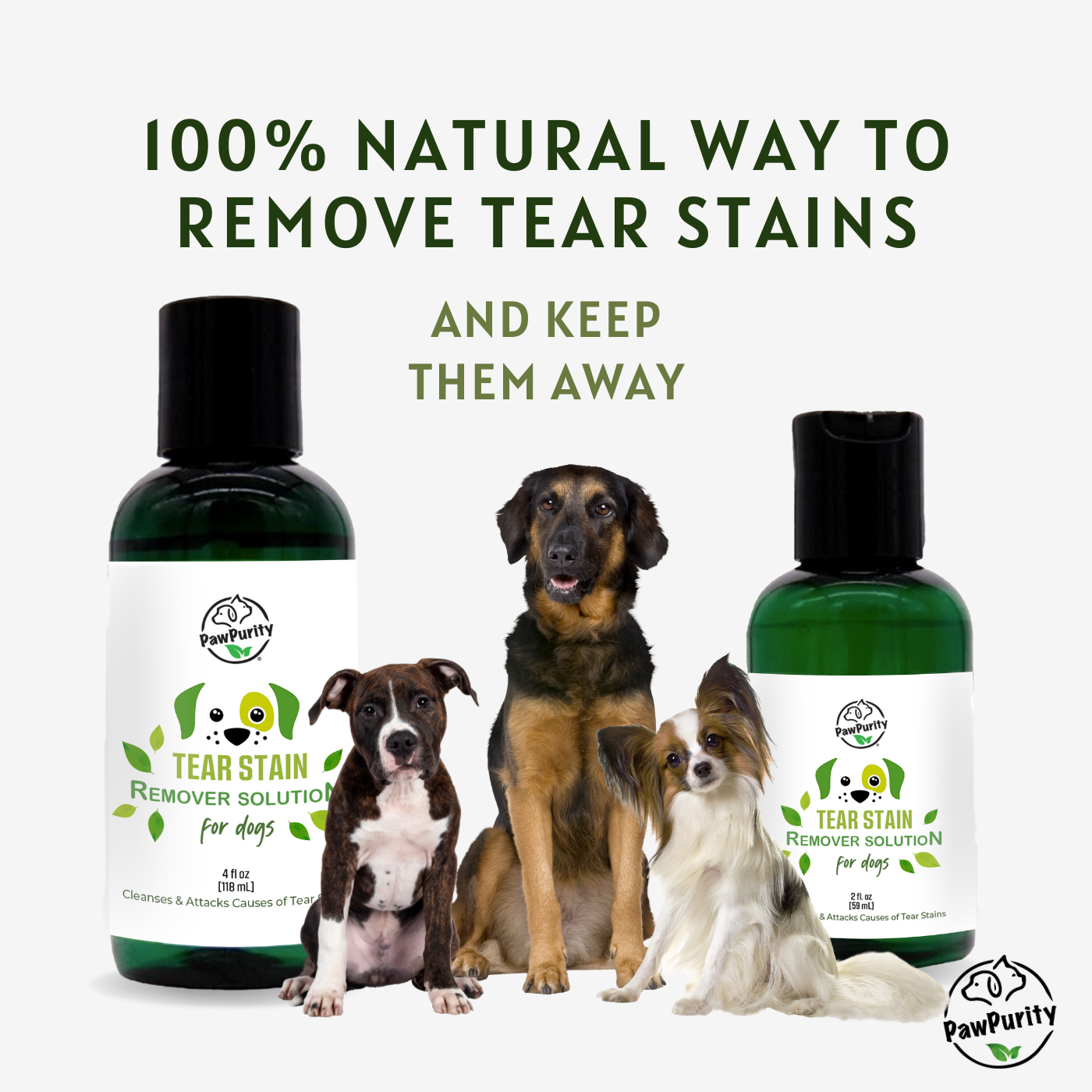 Tear Stain Remover Solution for Dogs