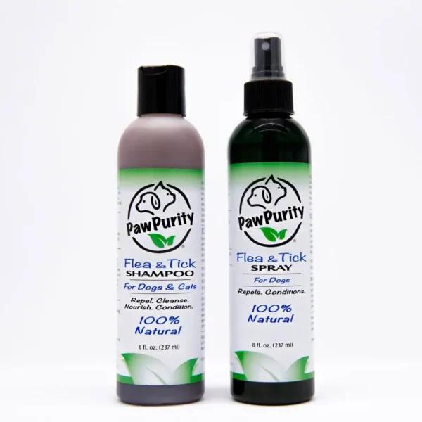 PawPurity Flea sprays and flea repellent treatment dog care package