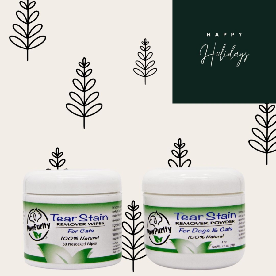 Holiday Tear Stain Package for Cats