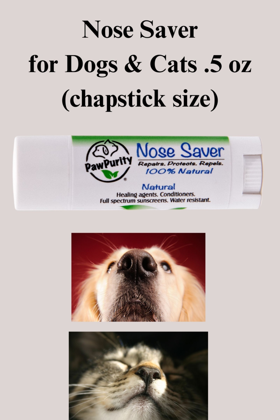 Image of Nose Saver by PawPurity with a dog and cat